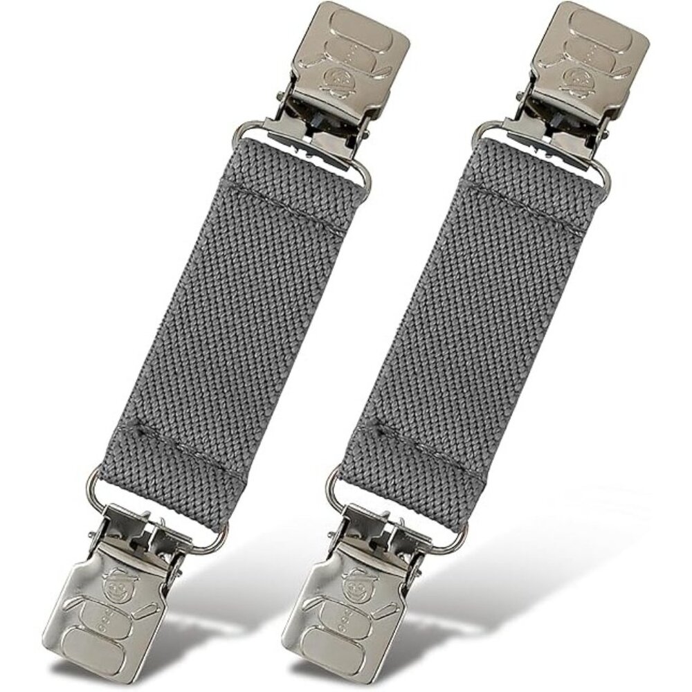 Hold’Em Mitten Glove Clips for Toddler & Kids Extra Tight Grip - Gray